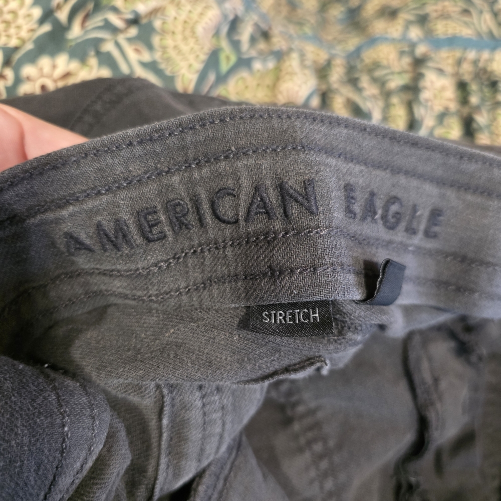American Eagle Outfitters Charcoal Wide Leg Pants - Picture 10 of 16